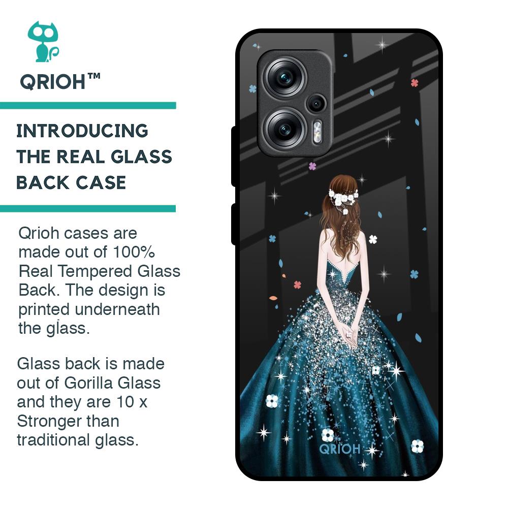 Queen Of Fashion Glass Case for Redmi K50i 5G