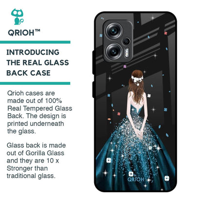 Queen Of Fashion Glass Case for Redmi K50i 5G
