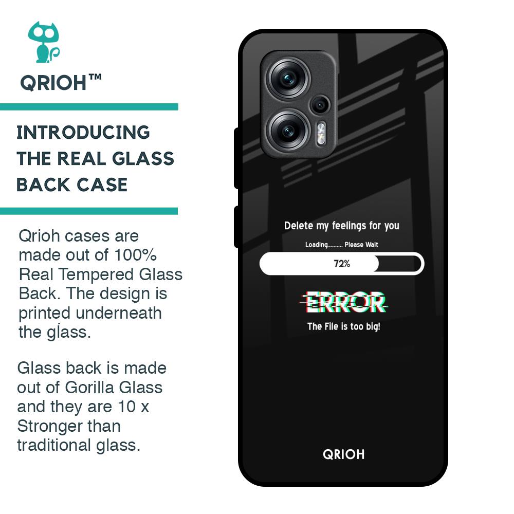 Error Glass Case for Redmi K50i 5G