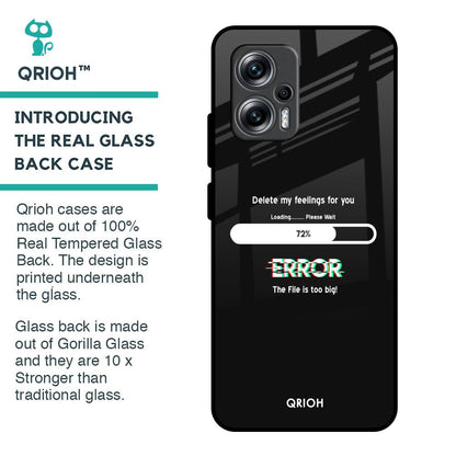 Error Glass Case for Redmi K50i 5G
