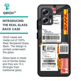 Cool Barcode Label Glass Case For Redmi K50i 5G