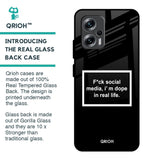 Dope In Life Glass Case for Redmi K50i 5G