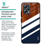 Bold Stripes Glass Case for Redmi K50i 5G