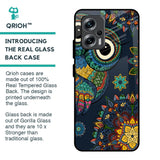 Owl Art Glass Case for Redmi K50i 5G
