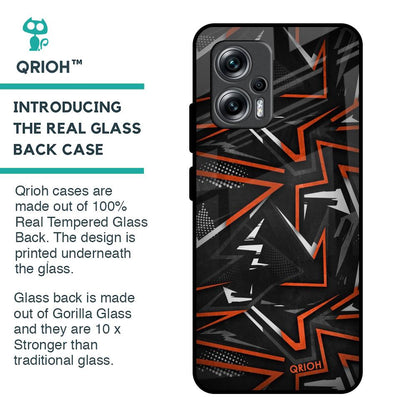 Vector Art Glass Case for Redmi K50i 5G