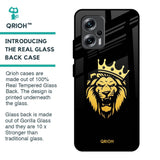 Lion The King Glass Case for Redmi K50i 5G