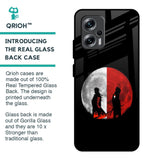 Anime Red Moon Glass Case for Redmi K50i 5G