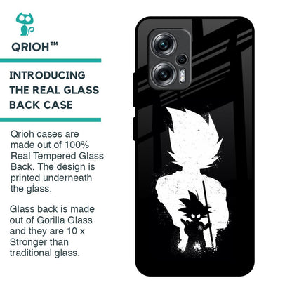 Monochrome Goku Glass Case for Redmi K50i 5G