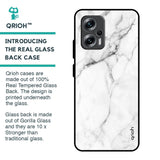 Modern White Marble Glass Case for Redmi K50i 5G