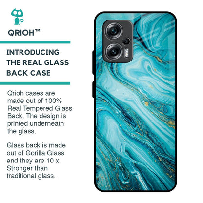 Ocean Marble Glass Case for Redmi K50i 5G