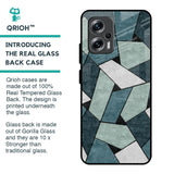 Abstact Tiles Glass Case for Redmi K50i 5G