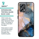 Marble Ink Abstract Glass Case for Redmi K50i 5G