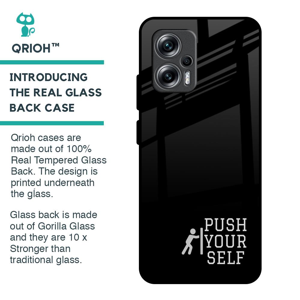 Push Your Self Glass Case for Redmi K50i 5G