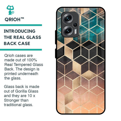 Bronze Texture Glass Case for Redmi K50i 5G