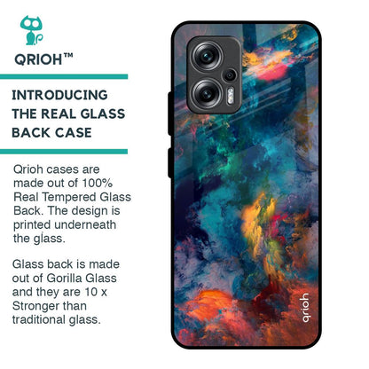 Cloudburst Glass Case for Redmi K50i 5G
