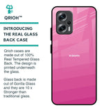 Pink Ribbon Caddy Glass Case for Redmi K50i 5G