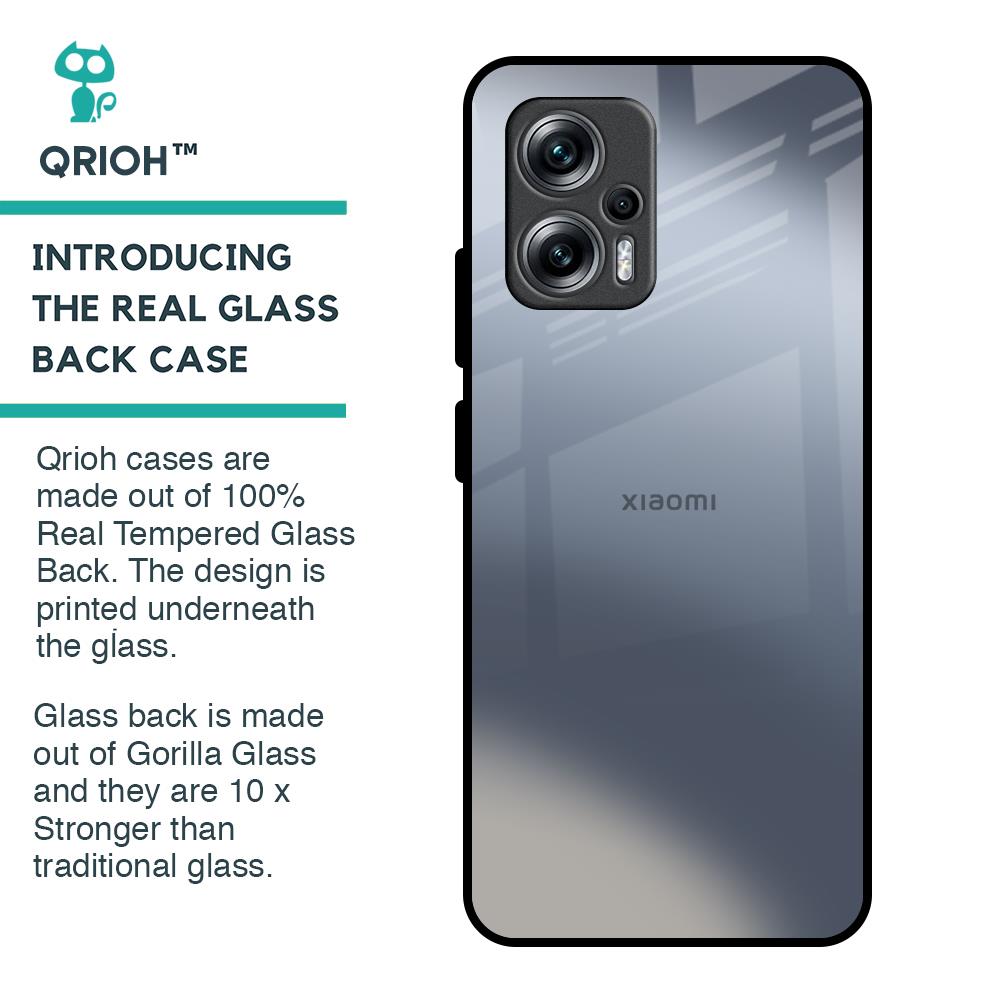 Space Grey Gradient Glass Case for Redmi K50i 5G