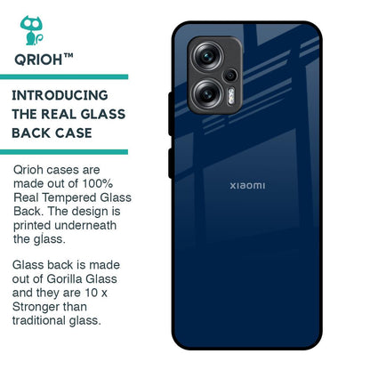 Royal Navy Glass Case for Redmi K50i 5G