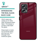 Classic Burgundy Glass Case for Redmi K50i 5G