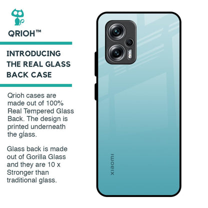 Arctic Blue Glass Case For Redmi K50i 5G