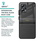 Grey Metallic Glass Case For Redmi K50i 5G