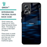 Blue Rough Abstract Glass Case for Redmi K50i 5G