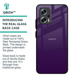 Dark Purple Glass Case for Redmi K50i 5G