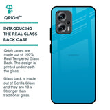 Blue Aqua Glass Case for Redmi K50i 5G