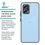 Pastel Sky Blue Glass Case for Redmi K50i 5G