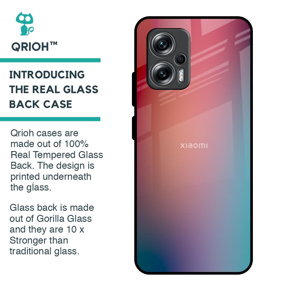 Dusty Multi Gradient Glass Case for Redmi K50i 5G