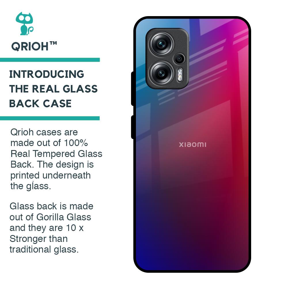 Magical Color Shade Glass Case for Redmi K50i 5G