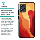 Magma Color Pattern Glass Case for Redmi K50i 5G