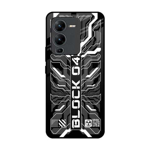 Monochrome Magic Vivo V25 Pro Glass Back Cover Online