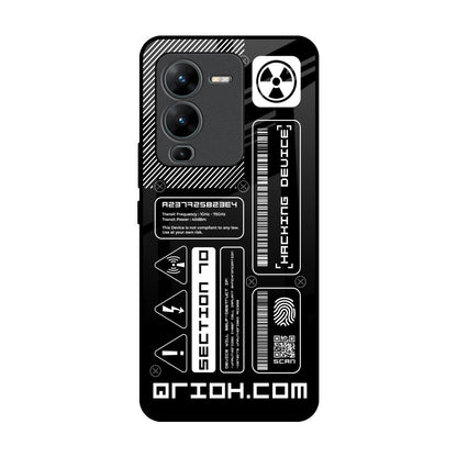 Futuristic Art Vivo V25 Pro Glass Back Cover Online