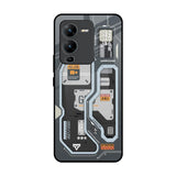 Retro Futuristic Vivo V25 Pro Glass Back Cover Online