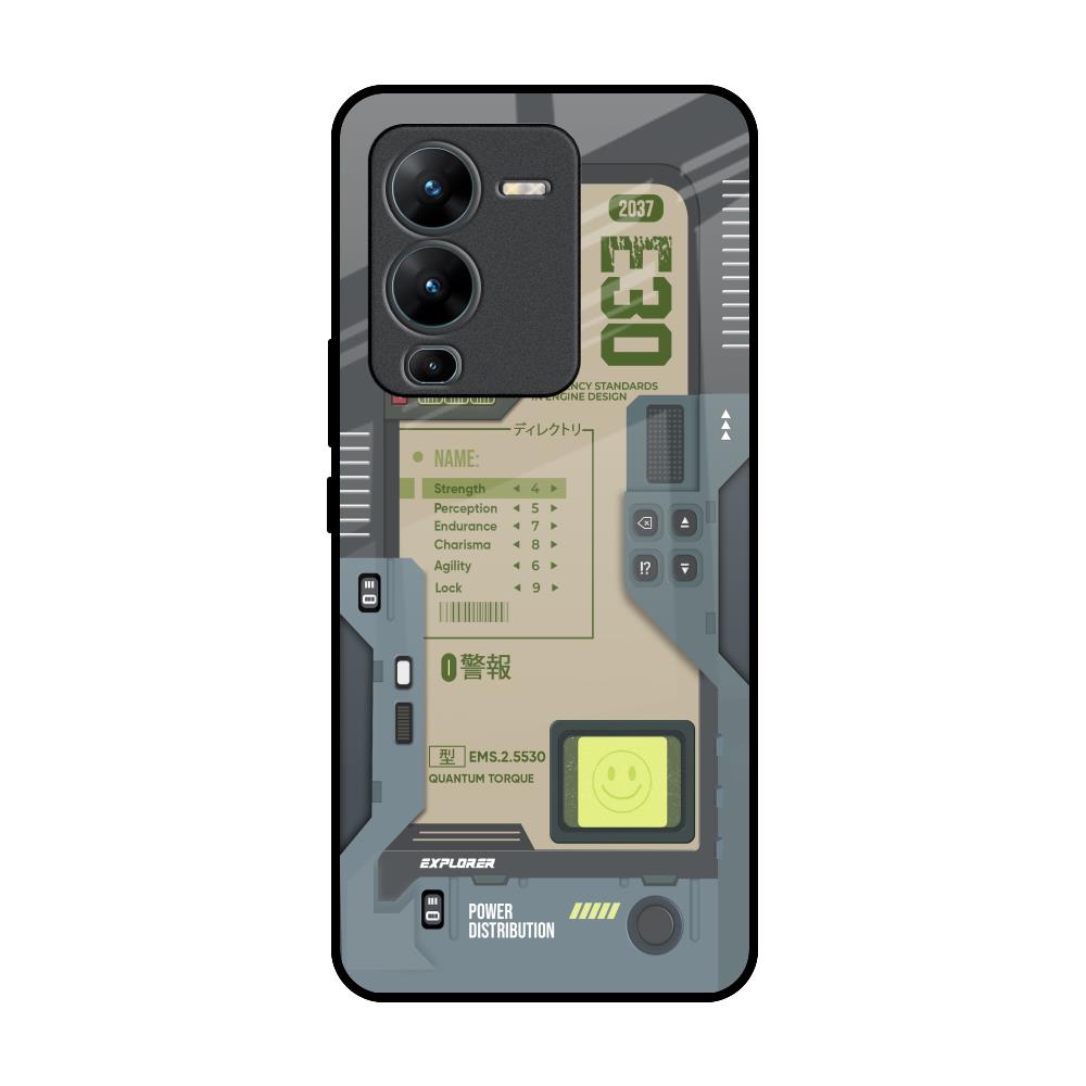Art Station Vivo V25 Pro Glass Back Cover Online