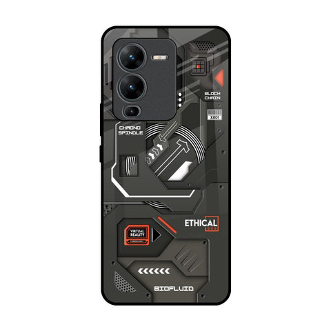 Tech Aesthetics Vivo V25 Pro Glass Back Cover Online