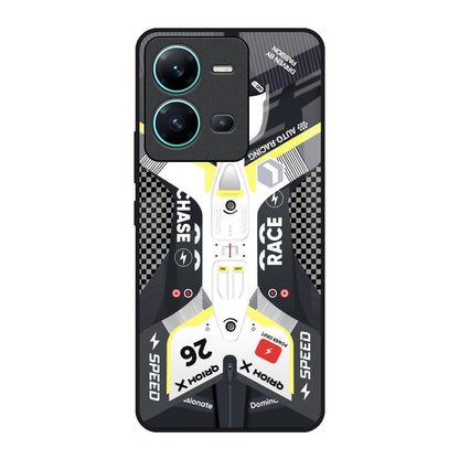Car Enthusiast Vivo V25 Glass Back Cover Online