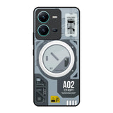Modern Technology Vivo V25 Glass Back Cover Online