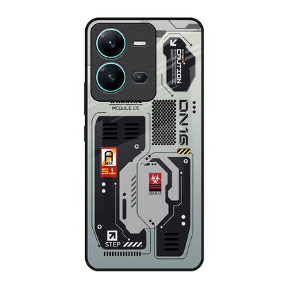Techno Vibes Vivo V25 Glass Back Cover Online