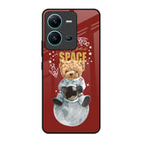 Astronaut Bear Vivo V25 Glass Back Cover Online
