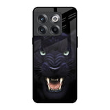 Angry Black Leopard OnePlus 10T 5G Glass Back Cover Online