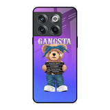 Gangsta Bear OnePlus 10T 5G Glass Back Cover Online