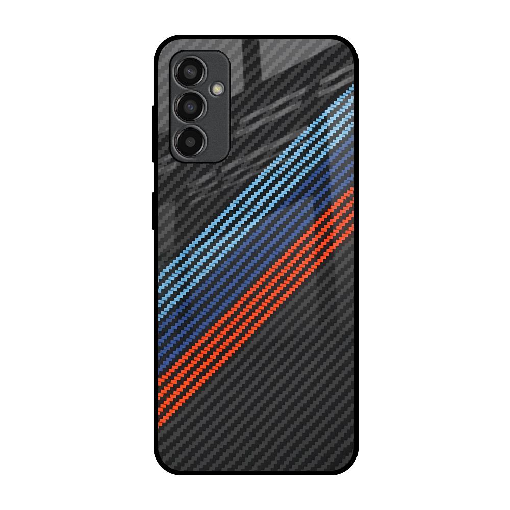 Carbon Inspired Samsung Galaxy M13 Glass Back Cover Online