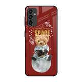 Astronaut Bear Samsung Galaxy M13 Glass Back Cover Online