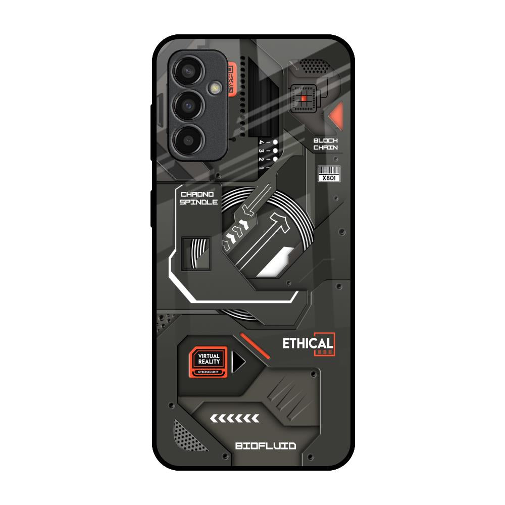 Tech Aesthetics Samsung Galaxy M13 Glass Back Cover Online