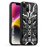 Monochrome Magic iPhone 14 Glass Back Cover Online