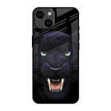 Angry Black Leopard iPhone 14 Glass Back Cover Online
