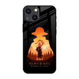 Luffy One Piece Glass Case for iPhone 14 Plus