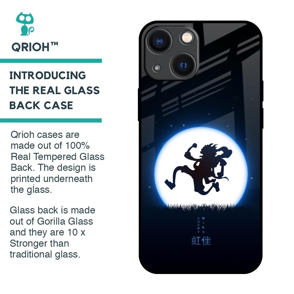Luffy Nika Glass Case for iPhone 14 Plus